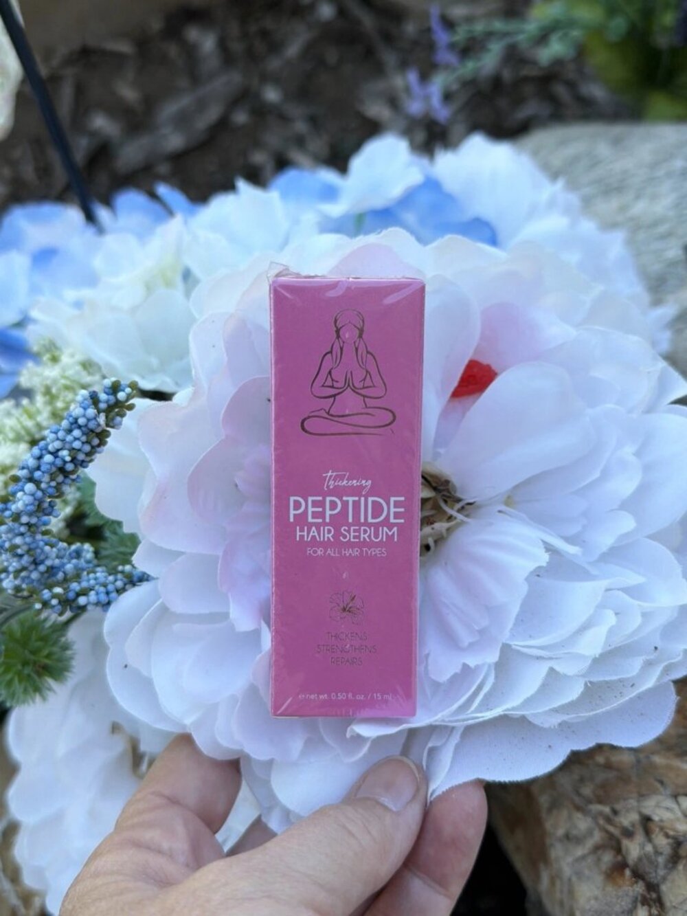 KARMA BEAUTY Thickening Peptide Hair Serum – 15 ml - Hydrates - TRAVEL SIZE
